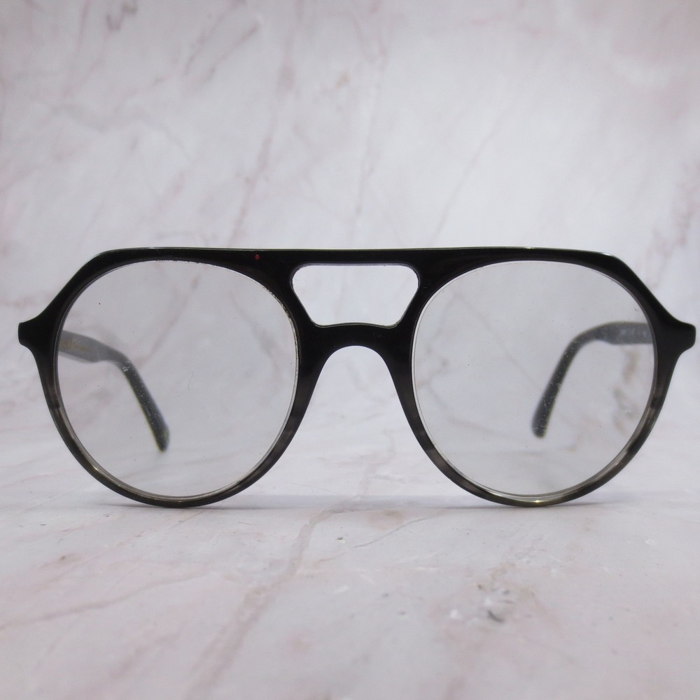 Randy Jackson Limited Edition Mens Aviator Eyeglass Frames Black Grey 53-21-145